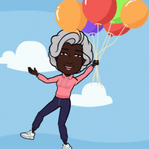 Balloons Floating Away GIF