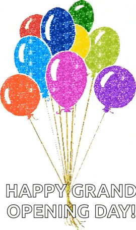 Balloons Glitter GIF