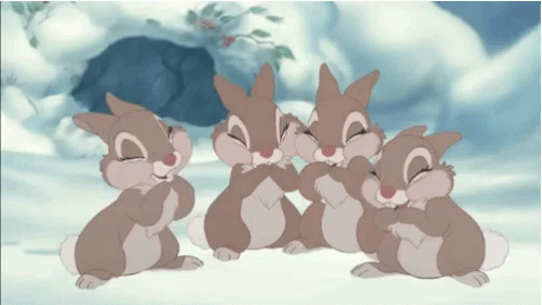 Bambi Rabbits GIF. This 498 x 280 animated GIF is part of our tambor bambi collection. Related themes include haha, laugh. View the original animation…