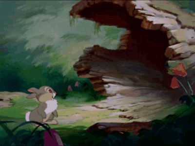 Bambi Thumper GIF. This 400 x 300 animated GIF is part of our tambor bambi collection. Related themes include bunny, disney, rabbit. Created by…