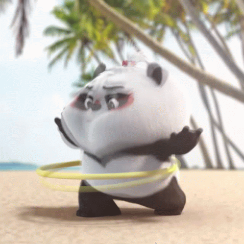 Bamboo Panda Brag GIF