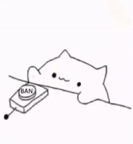 Ban Bongo Cat GIF