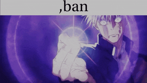 Ban Gojo GIF