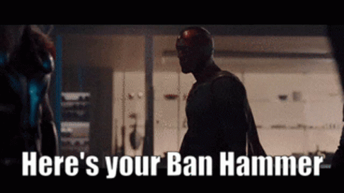 Ban Hammer Ready Ban Hammer GIF