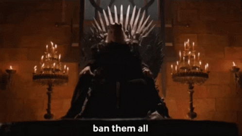 Ban Them All Burn Them All GIF