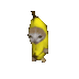Banana Cat Run Sticker