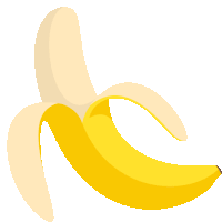 Banana Food Sticker