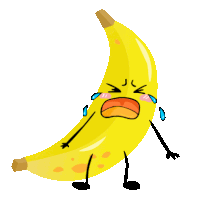 Banana Yellow Sticker