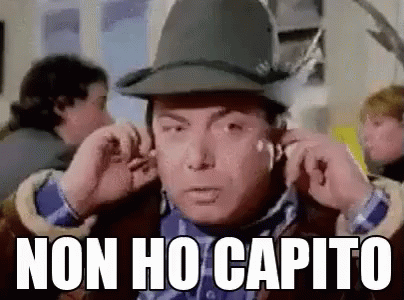 Banfi Lino Banfi Non Ho Capito Non Capisco Confuso Boh Perplesso Perplessa Confusa Cosa GIF. This 404 x 300 animated GIF is part of our lino banfi…