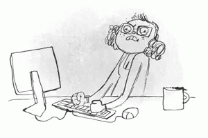 Bang Head Rough Week GIF