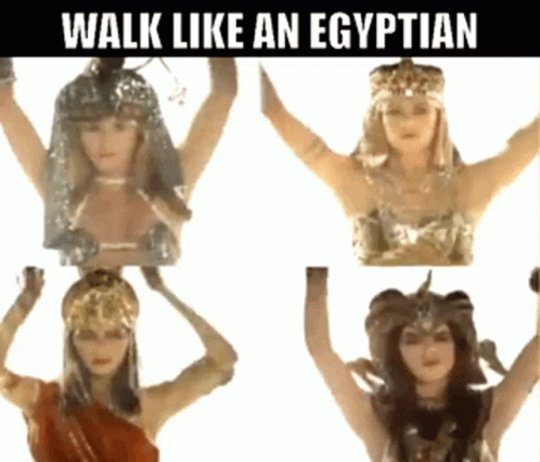 Bangles Walk Like An Egyptian GIF