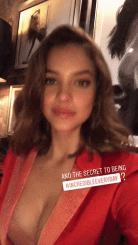 Barbara Palvin Smile GIF