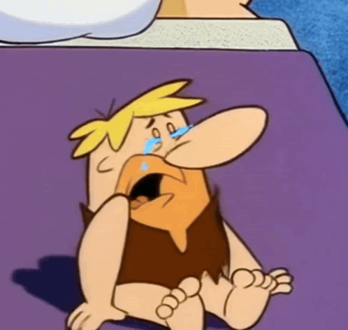 Barney Rubble Flintstones GIF. This 498 x 472 animated GIF is part of our fetal position collection. Related themes include crying, flintstones. Created by…