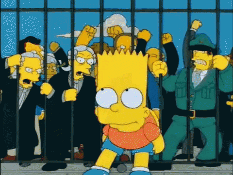 Bart Simpson Ass GIF