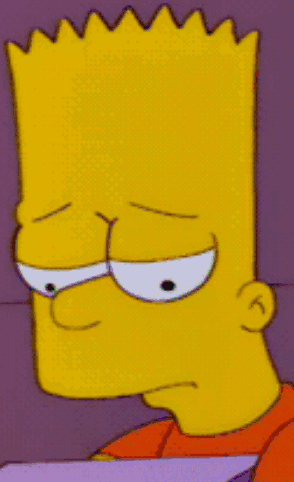 Bart Simpson Crying GIF