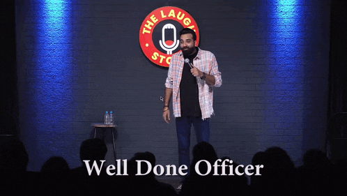 Bassi Well Done Officer GIF