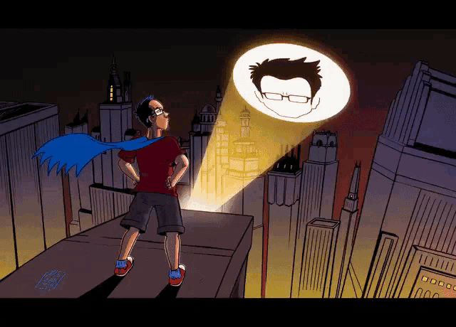 Bat Signal GIF