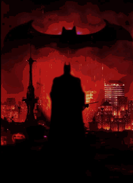 Batman Arkham Knight Bat Symbol GIF