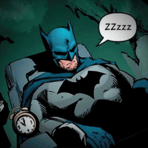 Batman Sleeping GIF