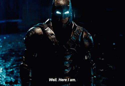 Batman Well Here I Am GIF