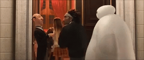 Baymax Fist Bump GIF. This 480 x 202 animated GIF is part of our big hero 6 fist bump collection. View the original animation, share it, or browse related…