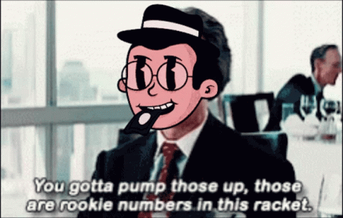 Bbc Bullish GIF. This 498 x 317 animated GIF is part of our those are rookie numbers collection. Related themes include crypto, wolf of wall street. Created…
