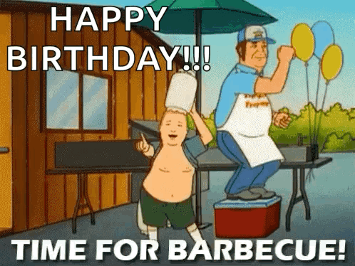 Bbq Barbecue GIF. This 498 x 374 animated GIF is part of our over the hill birthday collection. Related themes include dance, dancing. Created by…