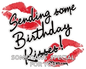 Bday Kisses GIF