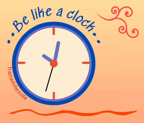 Be Like A Clock Just Keep Going GIF