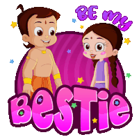 Be My Bestie Chutki Sticker
