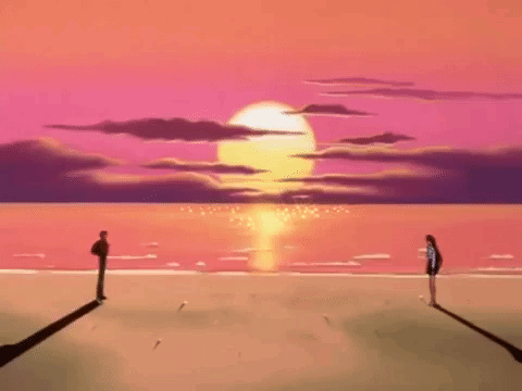 Beach Anime GIF