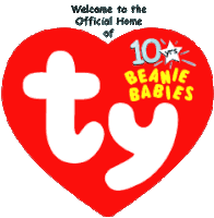 Beanie Babies Welcome Sticker