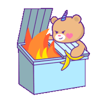 Bear Dumpster Sticker