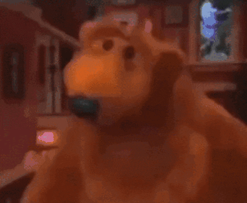 Bear In The Big Blue House Sniff GIF