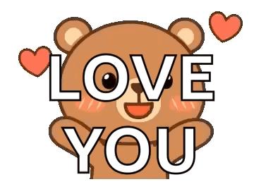Bears With Kisses Bg GIF