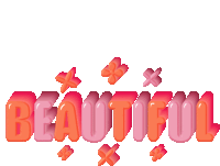 Beautiful Pretty Sticker