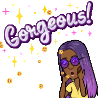 Beautiful Wow Sticker