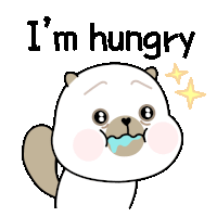Beaver White Sticker