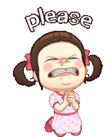Begging Sticker