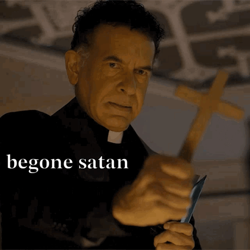 Begone Devil GIF