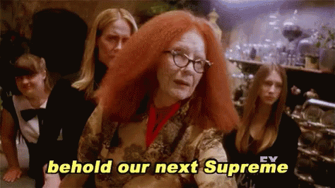 Behold Our Next Supreme - American Horror Story GIF
