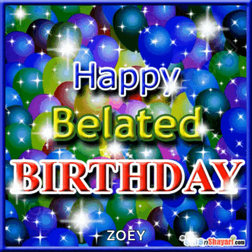 Belated Belated Birthday GIF