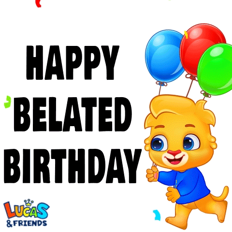 Belated Birthday Celebrate GIF