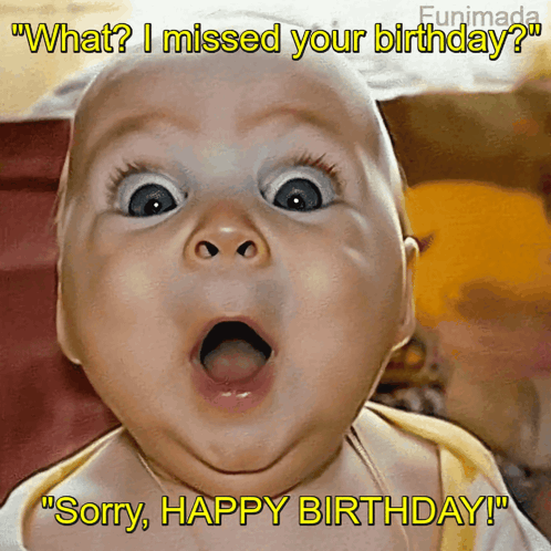 Belated Birthday Sorry GIF