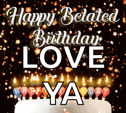 Belated Birthday Wishes GIF