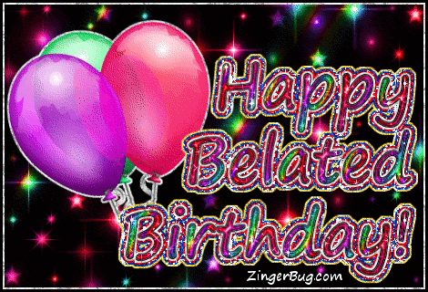 Belated Birthday Wishes GIF