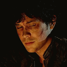 Bellamy Blake Stare GIF