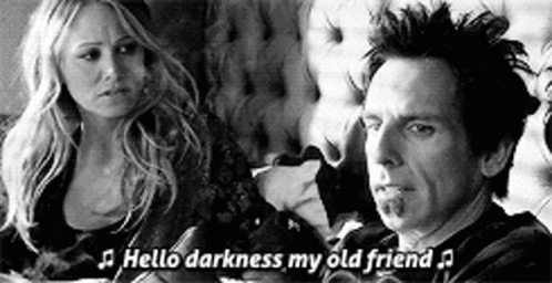 Ben Stiller Hello Darkness My Old Friend GIF. This 498 x 256 animated GIF is part of our gob hello darkness collection. Created by masoncarr2244. View the…