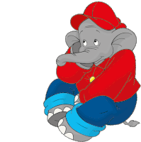 Benjamin Elephant Sticker