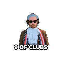 Benjammins 9 Clubs Sticker